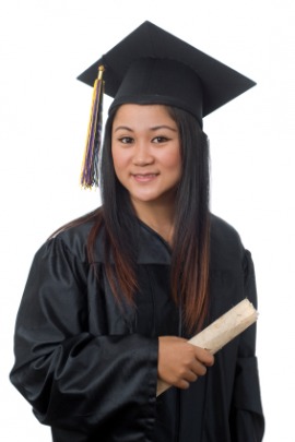 cap gown diploma
