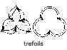 Trefoil dictionary definition | trefoil defined